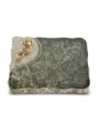 Grabplatte Tropical Green Folio Rose 7 (Bronze)