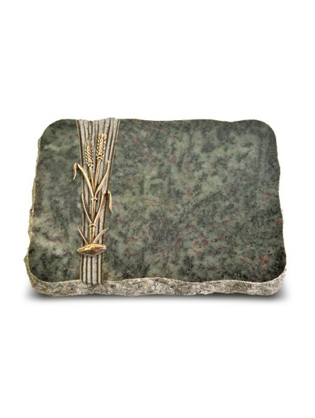 Grabplatte Tropical Green Strikt Ähren 2 (Bronze)