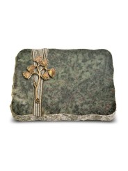 Grabplatte Tropical Green Strikt Gingozweig 1 (Bronze)