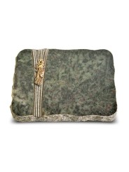 Grabplatte Tropical Green Strikt Maria (Bronze)