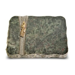 Grabplatte Tropical Green Strikt Maria (Bronze)