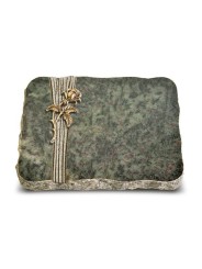 Grabplatte Tropical Green Strikt Rose 2 (Bronze)