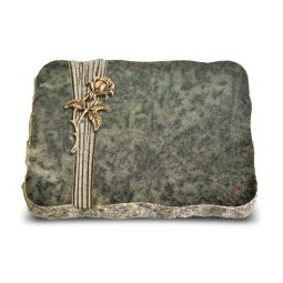 Grabplatte Tropical Green Strikt Rose 2 (Bronze)