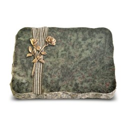 Grabplatte Tropical Green Strikt Rose 10 (Bronze)