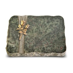 Grabplatte Tropical Green Strikt Rose 11 (Bronze)
