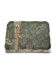 Grabplatte Tropical Green Strikt Rose 12 (Bronze)