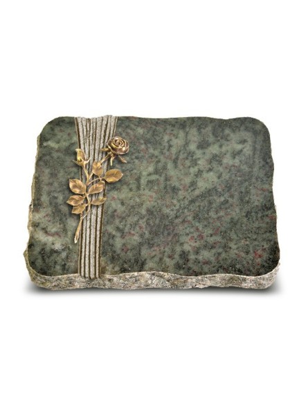 Grabplatte Tropical Green Strikt Rose 13 (Bronze)