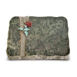 Grabplatte Tropical Green Strikt Rose 2 (Color)