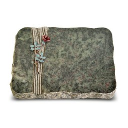 Grabplatte Tropical Green Strikt Rose 4 (Color)