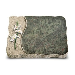 Grabplatte Tropical Green Wave Orchidee (Color)