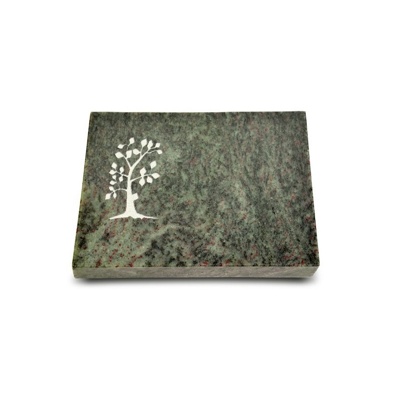 Grabtafel Tropical Green Pure Baum 1