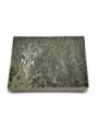 Grabtafel Tropical Green Pure Kreuz 4