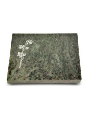 Grabtafel Tropical Green Pure Rose 2