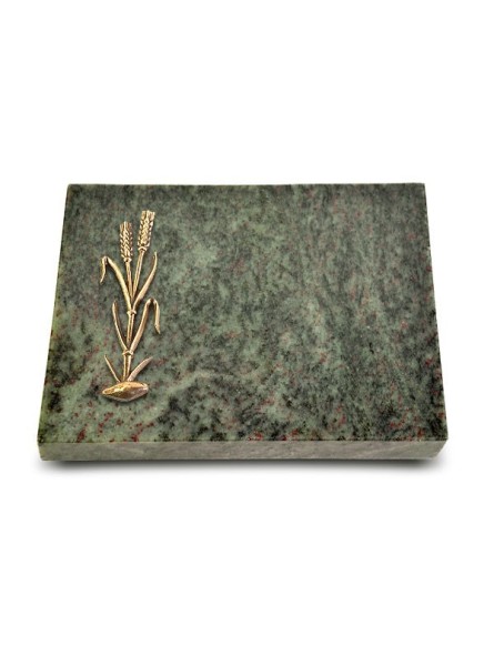 Grabtafel Tropical Green Pure Ähren 2 (Bronze)