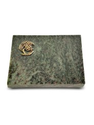 Grabtafel Tropical Green Pure Baum 1 (Bronze)