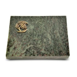 Grabtafel Tropical Green Pure Baum 1 (Bronze)