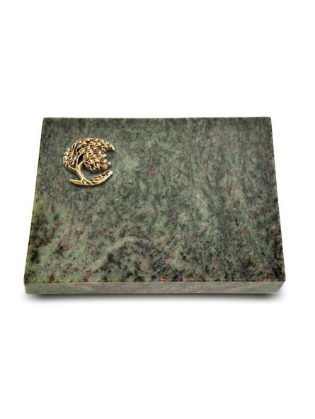 Grabtafel Tropical Green Pure Baum 1 (Bronze)