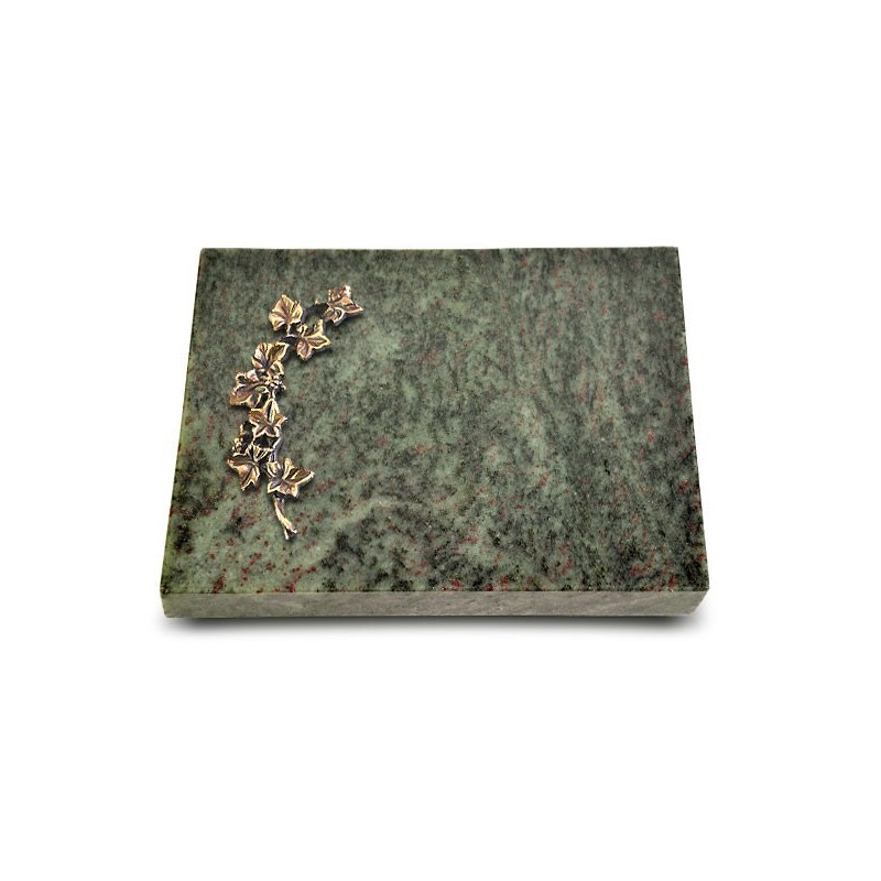 Grabtafel Tropical Green Pure Efeu (Bronze)