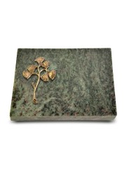 Grabtafel Tropical Green Pure Gingozweig 1 (Bronze)