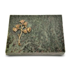 Grabtafel Tropical Green Pure Gingozweig 1 (Bronze)