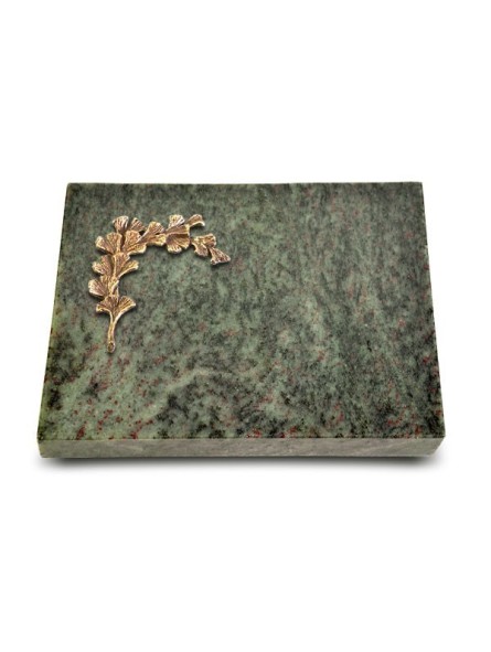 Grabtafel Tropical Green Pure Gingozweig 2 (Bronze)