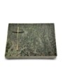 Grabtafel Tropical Green Pure Kreuz 2 (Bronze)