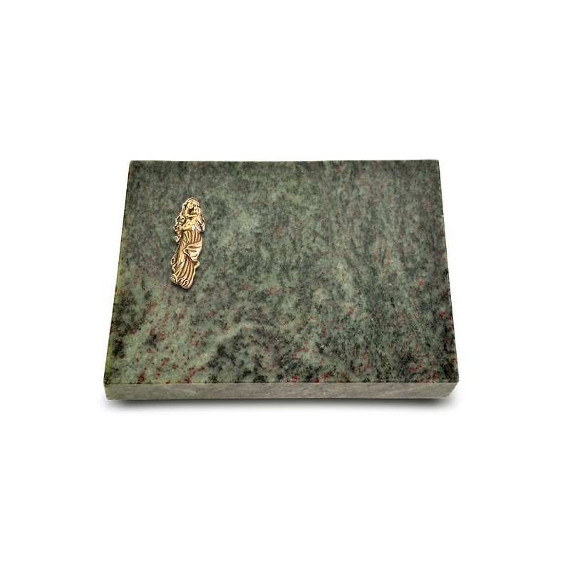 Grabtafel Tropical Green Pure Maria (Bronze)