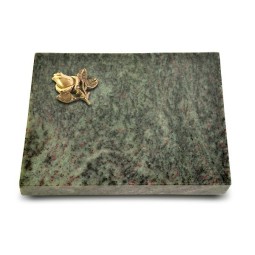 Grabtafel Tropical Green Pure Rose 3 (Bronze)