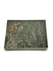 Grabtafel Tropical Green Pure Rose 5 (Bronze)