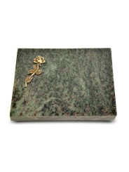 Grabtafel Tropical Green Pure Rose 7 (Bronze)