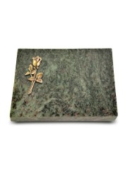 Grabtafel Tropical Green Pure Rose 8 (Bronze)