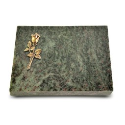 Grabtafel Tropical Green Pure Rose 8 (Bronze)