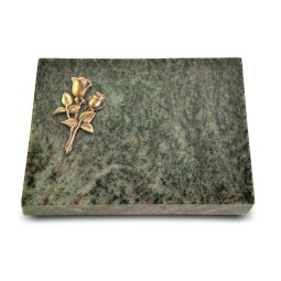 Grabtafel Tropical Green Pure Rose 11 (Bronze)