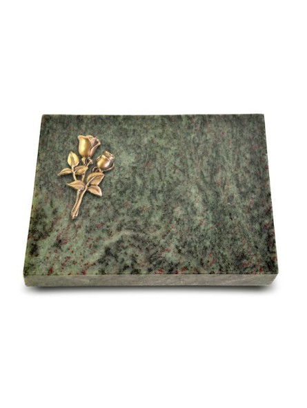 Grabtafel Tropical Green Pure Rose 11 (Bronze)