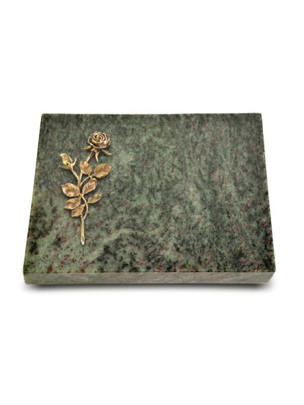 Grabtafel Tropical Green Pure Rose 13 (Bronze)