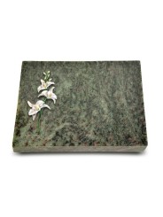 Grabtafel Tropical Green Pure Orchidee (Color)