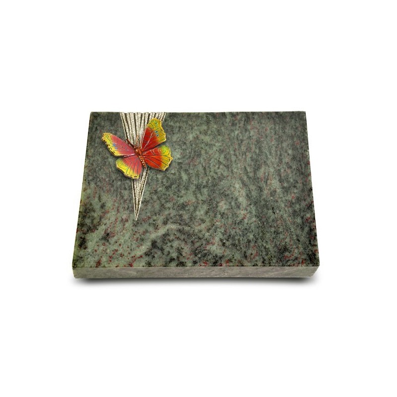 Grabtafel Tropical Green Delta Papillon 2 (Color)