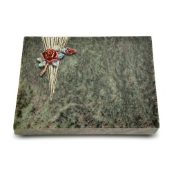 Grabtafel Tropical Green Delta Rose 1 (Color)