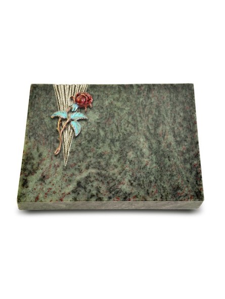 Grabtafel Tropical Green Delta Rose 2 (Color)