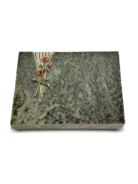 Grabtafel Tropical Green Delta Rose 6 (Color)