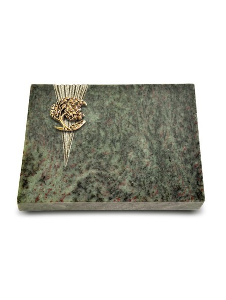 Grabtafel Tropical Green Delta Baum 1 (Bronze)