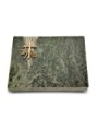 Grabtafel Tropical Green Delta Kreuz 1 (Bronze)