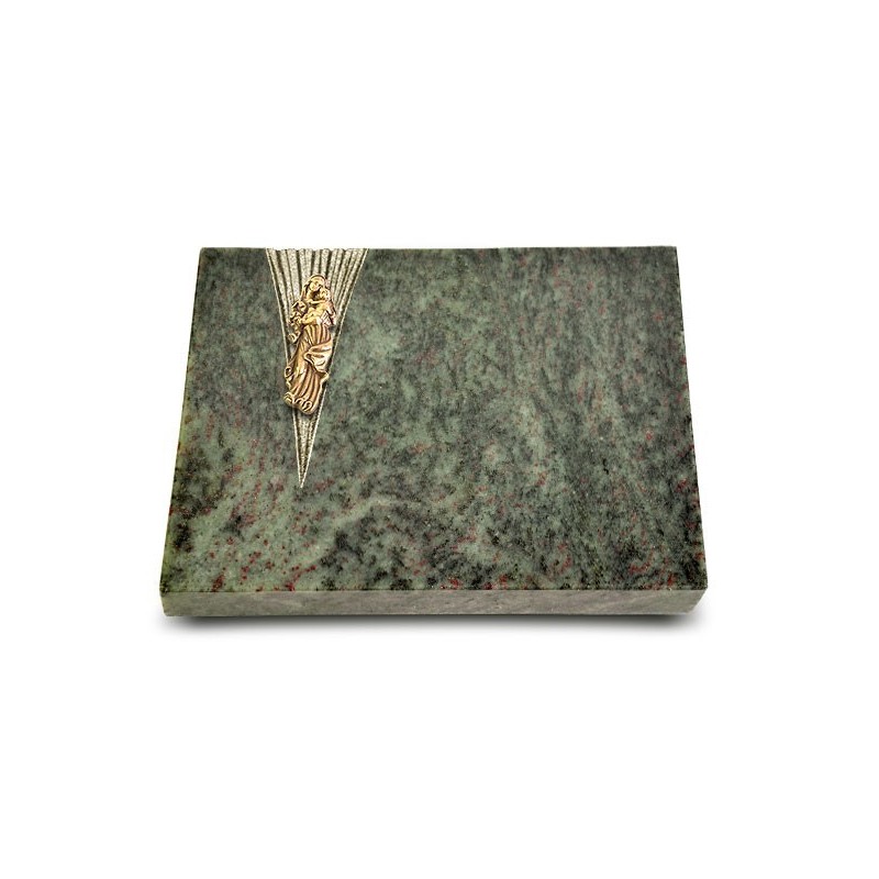 Grabtafel Tropical Green Delta Maria (Bronze)