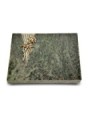 Grabtafel Tropical Green Delta Rose 2 (Bronze)