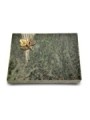 Grabtafel Tropical Green Delta Rose 3 (Bronze)