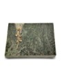 Grabtafel Tropical Green Delta Rose 12 (Bronze)