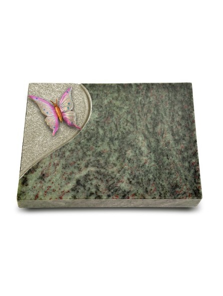 Grabtafel Tropical Green Folio Papillon 1 (Color)