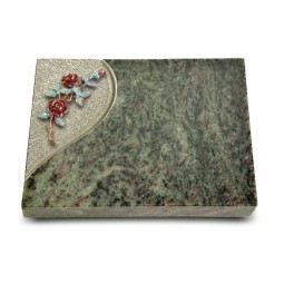 Grabtafel Tropical Green Folio Rose 3 (Color)