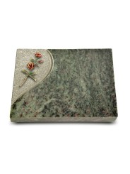 Grabtafel Tropical Green Folio Rose 6 (Color)