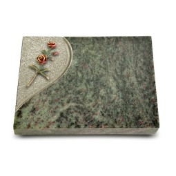 Grabtafel Tropical Green Folio Rose 6 (Color)